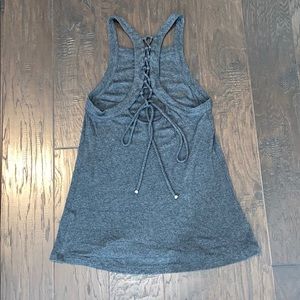 Naked Zebra Tank with Tie Back